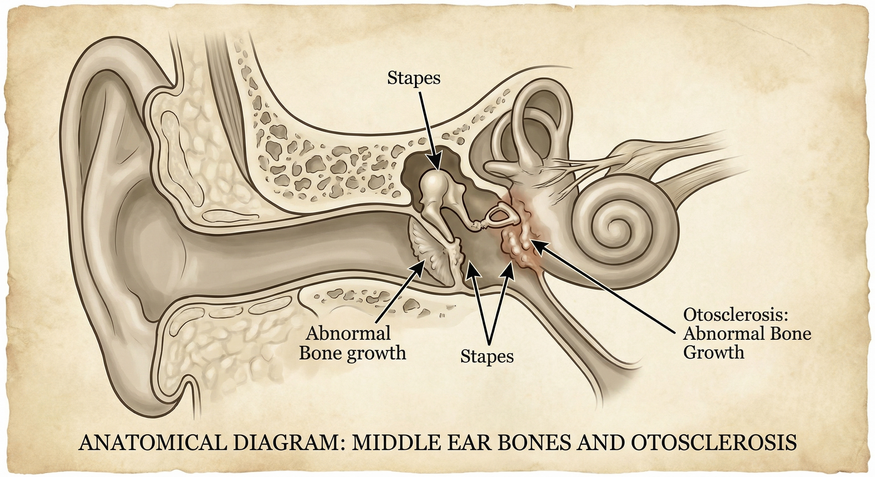 Otosclerosis when ear bones stop moving