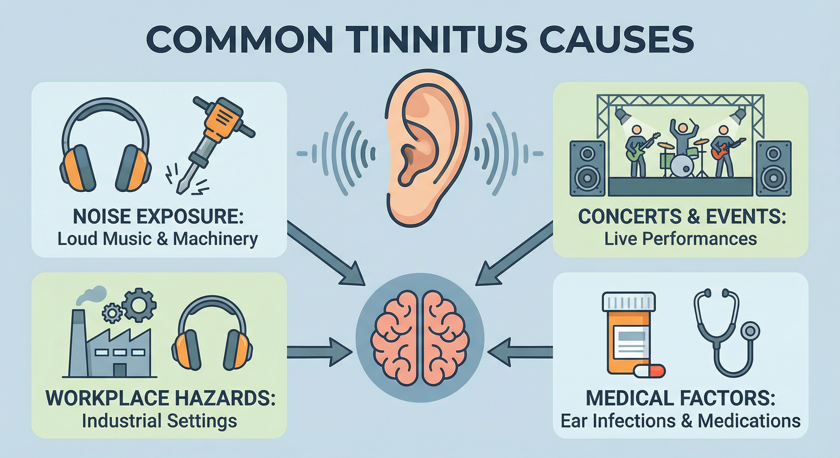 What causes tinnitus common triggers and risk factors